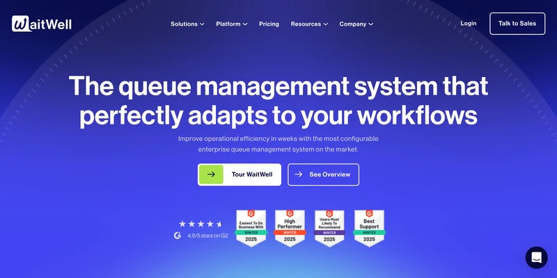 WaitWell queue management system
